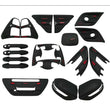 Kit de Tuning Noir Mat Toyota Hilux Revo 2015+ Extérieur en ABS Packs A B ou C