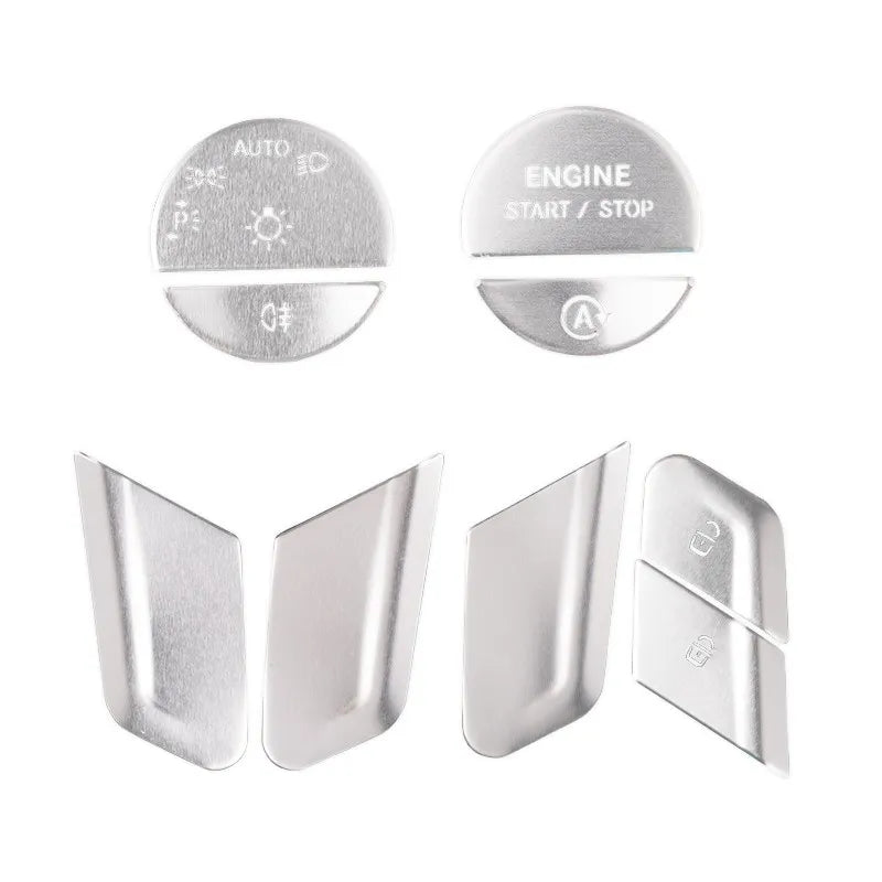 Cache Boutons Mercedes Classe C W206 2022-2026 Aluminium