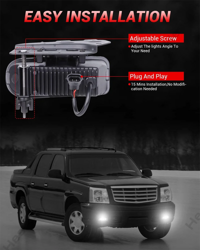 Antibrouillards LED Cadillac Escalade ESV EXT 2002-2006
