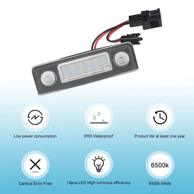 Éclairage de Plaque LED Skoda Octavia 2 Facelift