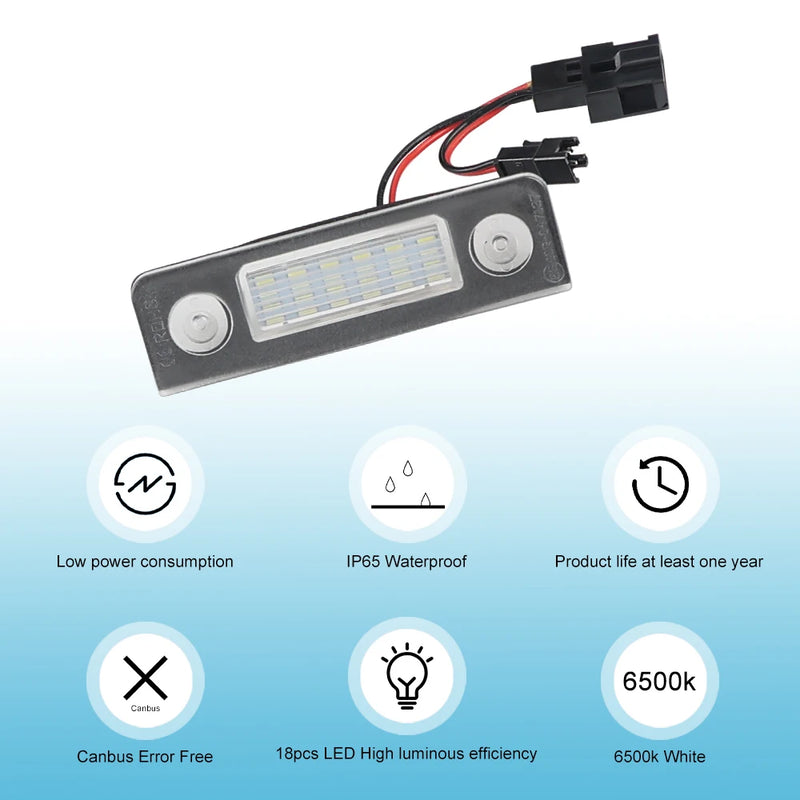 Éclairage de Plaque LED Skoda Octavia 2 Facelift