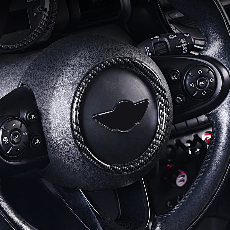 Cache Logo Mini Cooper F56 F60 Anneau Décoratif Intérieur