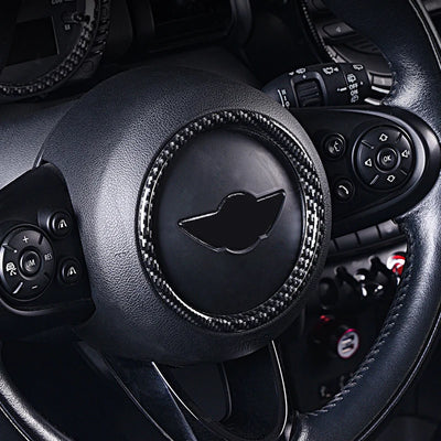 Cache Logo Mini Cooper F56 F60 Anneau Décoratif Intérieur