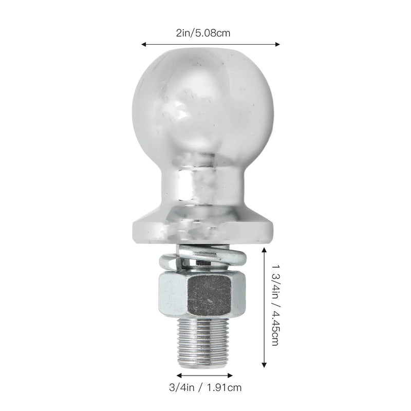 Boule d'Attelage 2 Pouces Acier Chromé 3500 lbs