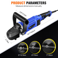 Polisseuse Rotative Voiture 1400W 6 Vitesses Kit 31 Pièces