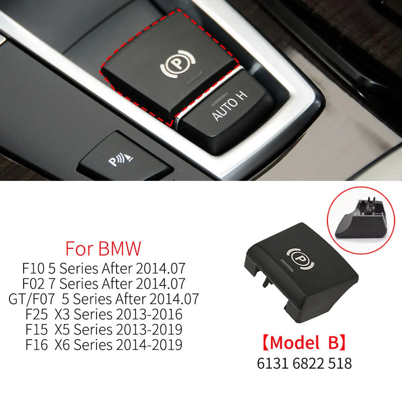 Bouton de Frein à Main BMW F10 F07 X5 F15 — exemple de montage