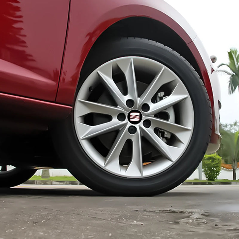 Cache-Moyeux Seat Leon Ibiza Ateca Cupra 55mm 63mm — vue de profil