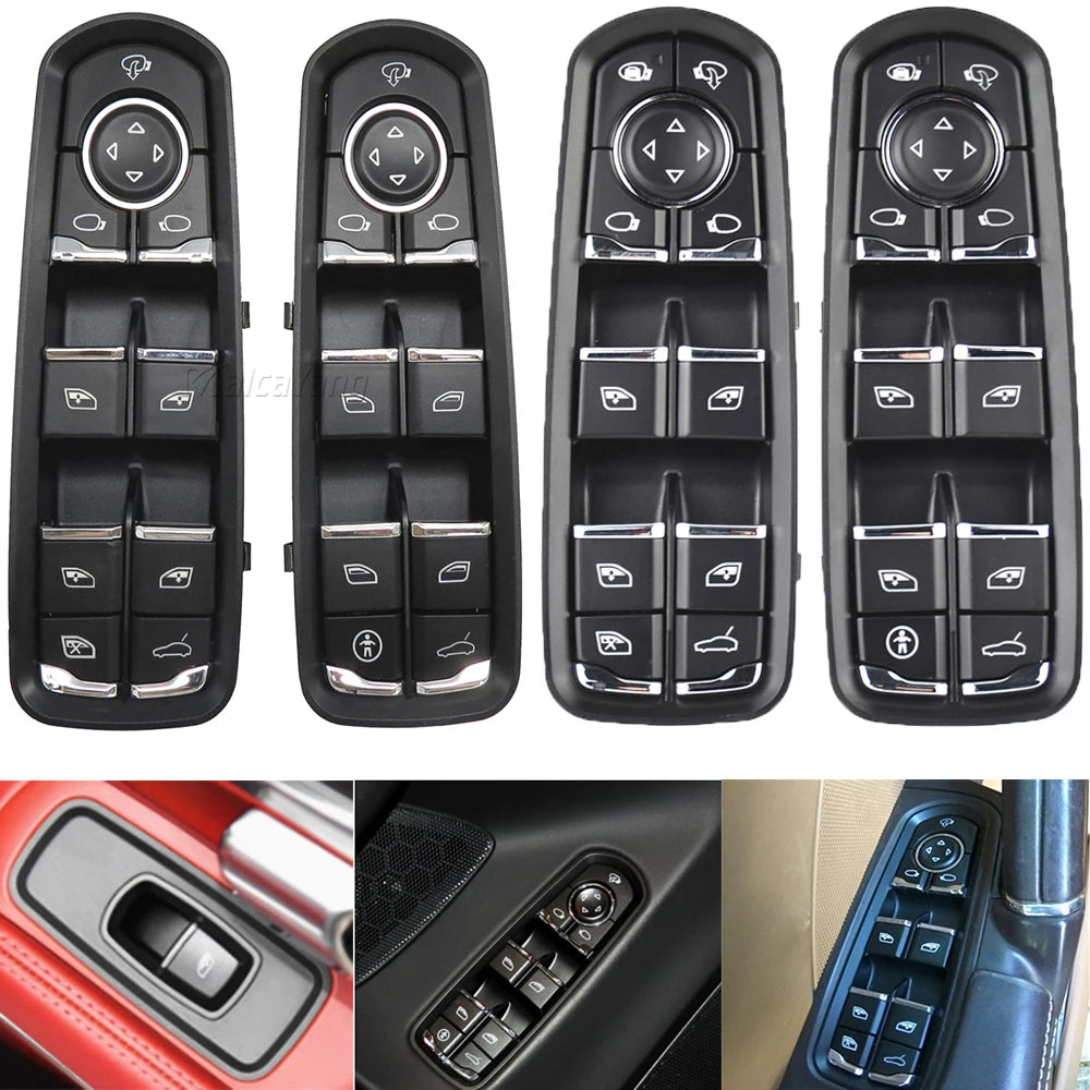Bouton Lève-Vitre Conducteur Porsche Cayenne Macan Panamera 7PP959858AE