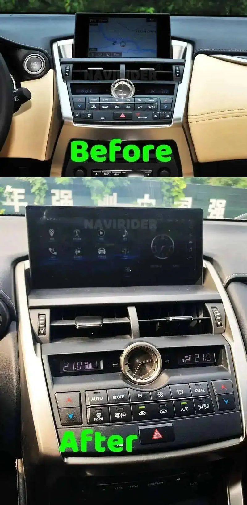 Autoradio Android 14 Écran 10,25 Pouces Lexus NX 200 200t 300h 2014-2016 CarPlay DSP 4G