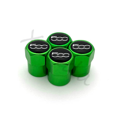 Bouchons de Valve Fiat 500 2007-2015 Alliage Aluminium
