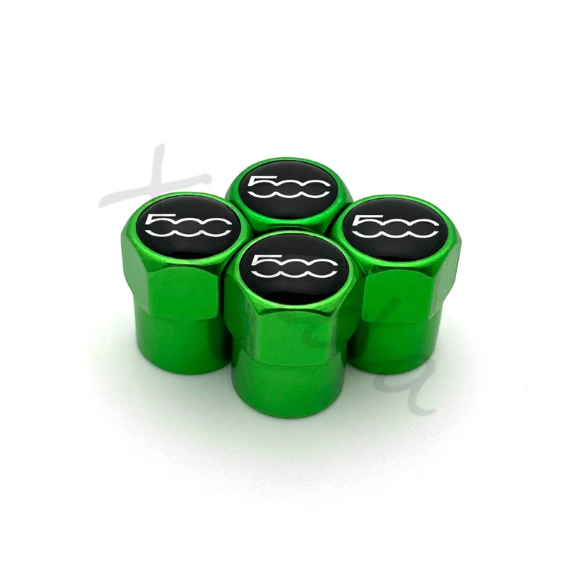 Bouchons de Valve Fiat 500 2007-2015 Alliage Aluminium — détail de finition