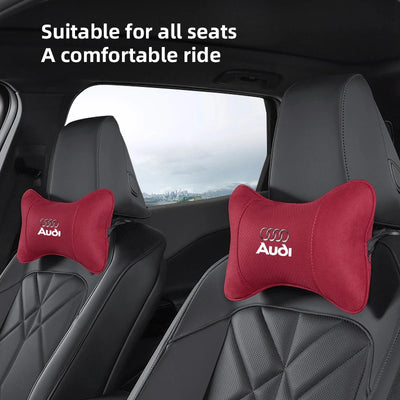 Coussin de Nuque Suédine Appuie-Tête Voiture Audi Q7 A6