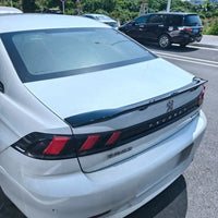 Becquet Peugeot 508 et 508L 2019-2025, Lèvre de Coffre ABS Noir, Blanc, Rouge, Aspect Carbone ou à Peindre