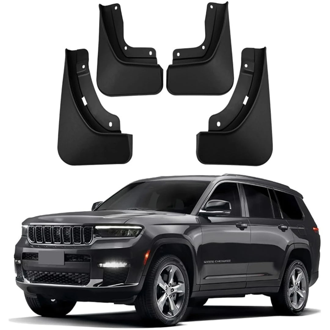 Garde-Boue Jeep Grand Cherokee L 2022-2024 Bavettes 4 Pièces Noir