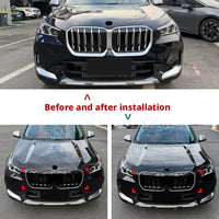 Calandre BMW X1 iX1 U11 2023+ Noir Brillant LED Lumineuse Double ou Simple Ligne
