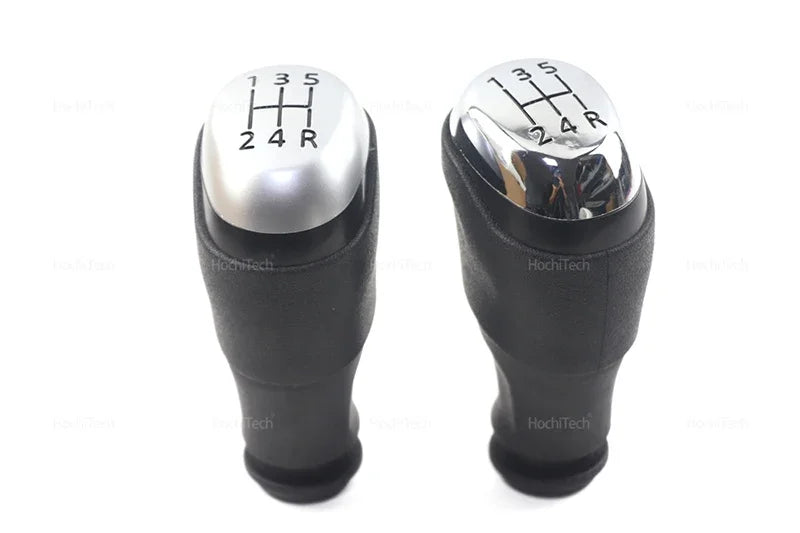 Pommeau de Levier de Vitesse Renault Clio 4 IV et Captur, Boîte Manuelle 5 Vitesses, Argent Brillant ou Mat, Réf. 328654134R