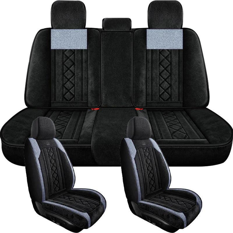 Housses de Siège Volvo XC40 XC60 S40 S60 S80 S90 V40 V60 V70 V90 Universelles Antidérapantes Jeu Complet 5 Places