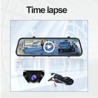 Dashcam A54 10 Pouces 4K CarPlay Sans Fil
