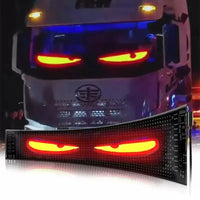 Panneau LED Yeux du Diable Flexible Voiture Télécommande