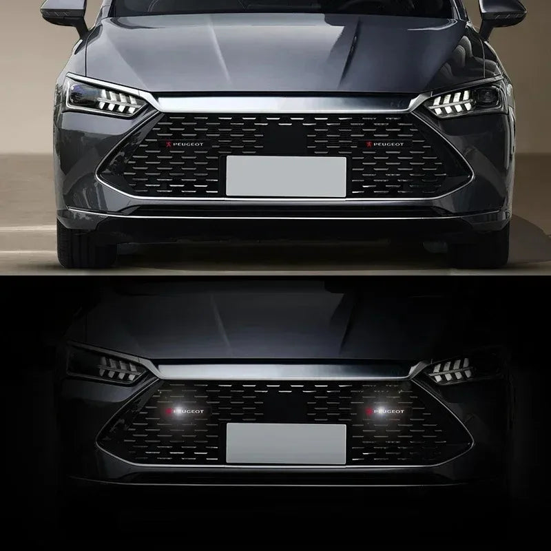 Emblème Lumineux Peugeot LED Lion pour Face Avant