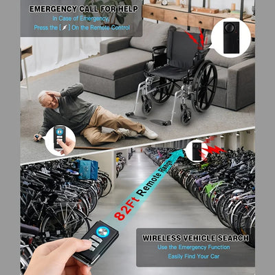 Alarme Voiture YNF Sans Fil 110 dB Vibration