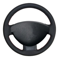 Couvre Volant Dacia Duster 2010-2016 Sandero Logan Simili Cuir Perforé à Coudre