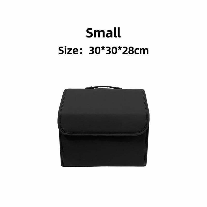 Foldable PU Leather Car Trunk Organizer Box