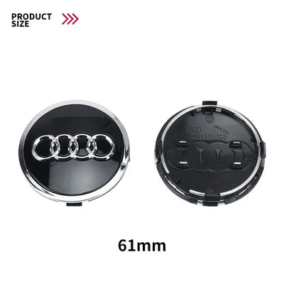 Cache-Moyeux Audi A3 A4 A6 60mm 61mm 68mm 69mm