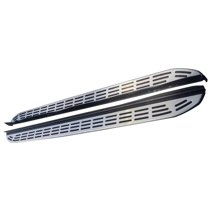 Marchepieds Range Rover Velar 2018-2026 Aluminium Argent 2 Pièces Sans Perçage