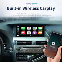 Autoradio Android 14 Écran QLED 12,3 Pouces Lexus RX 270 350 450h 2009-2015 CarPlay Double Système