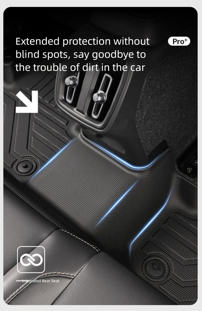 Tapis de Sol TPE Volvo XC60 2009-2026 T8 PHEV Conduite à Gauche Simple ou Double Couche Protection des Seuils