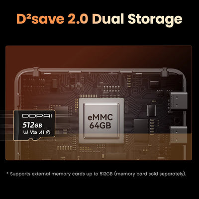 Dashcam DDPAI Z90 Master 4K Avant Arrière HDR
