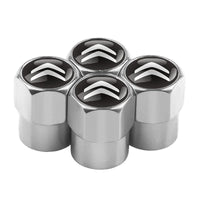 Bouchons de Valve Citroën C3 C4 C5 Aircross Métal — vue de face