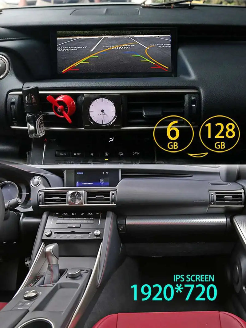 Autoradio Android 14 Lexus IS RC 200 250 300 350 200t 300h 2013-2019 Écran 10,25 Pouces CarPlay