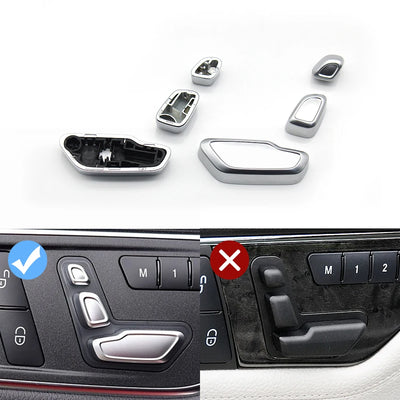 Cache-Boutons de Réglage de Siège Mercedes W204 W212 W166