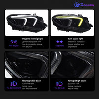 Phares LED Mercedes GLE W166 2015-2019 Paire Avant Signature Lumineuse