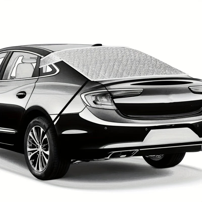 Housse de Protection Lunette Arrière Voiture Anti-Neige 140 x 80 cm