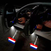 Projecteur Porte Honda Accord 9 et 10 2014-2022 LED, Lot de 2, 9 Motifs