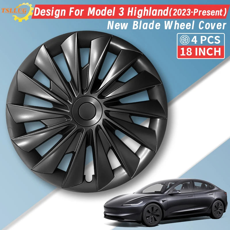 Cache-Moyeux Tesla Model 3 Highland 18 Pouces 2023-2026