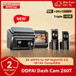 Dashcam DDPAI Z60T 3 Canaux 4K Avant Arrière Intérieur