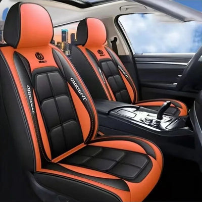 Housse de Siège Auto Cuir Universelle Toutes Saisons