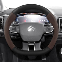 Housse de Volant Citroën Daim et Texture Carbone C3 C4 X Berlingo C5 Aircross Jumper Spacetourer Ami X