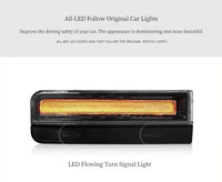 Feux Arrière LED Land Rover Defender 90 110 130 2020-2026 : Stop, Recul et Clignotant Séquentiel, Paire