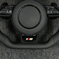 Volant Sport Fond Plat Audi A3 A4 A6 Q5 — détail de finition