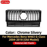 Calandre Avant Style GT Noir Brillant ou Chromée Mercedes-Benz Classe G W463 2004-2018 Ancien Modèle