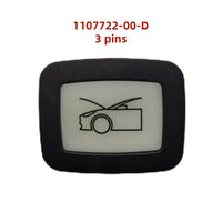 Bouton d'Ouverture de Coffre Tesla Model 3 Y 2017-2023 — vue de trois quarts