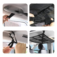 Rangement de Toit Filet de Plafond Voiture Grande Capacité