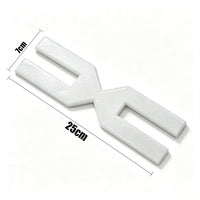 Logo Dacia Blanc 3D en ABS pour Calandre Avant, Emblème Nouveau Logo Duster, Sandero, Stepway, Jogger et Spring