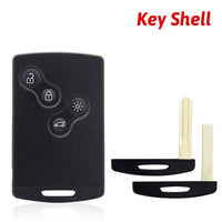 Coque de Clé Renault 4 Touches 285970037R Laguna 3 Mégane 3 Scénic 3 Koleos