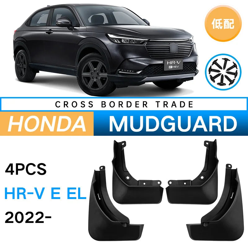 Garde-Boue Honda HR-V 2022-2025 Bavettes 4 Pièces